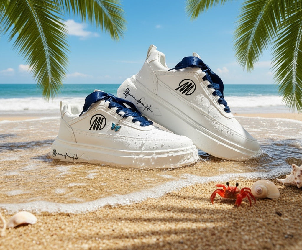 Chaussures Mpandanjila avec lacets en ruban rouge ou autre…