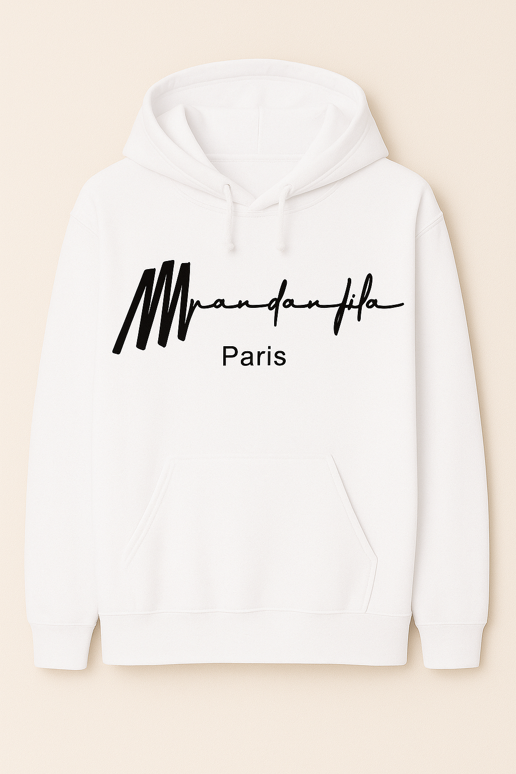 Sweat à capuche imprimé « Mpandanjila Paris »