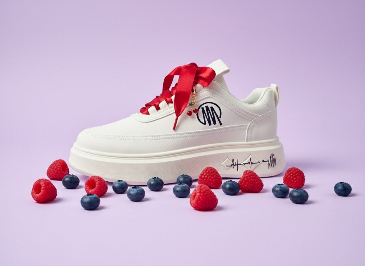 Chaussures Mpandanjila avec lacets en ruban rouge ou autre…