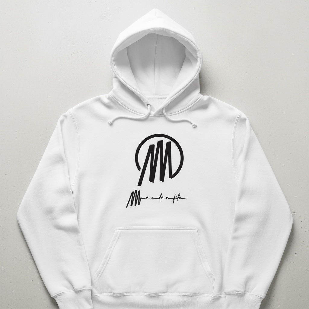 Sweat à capuche logo au centre