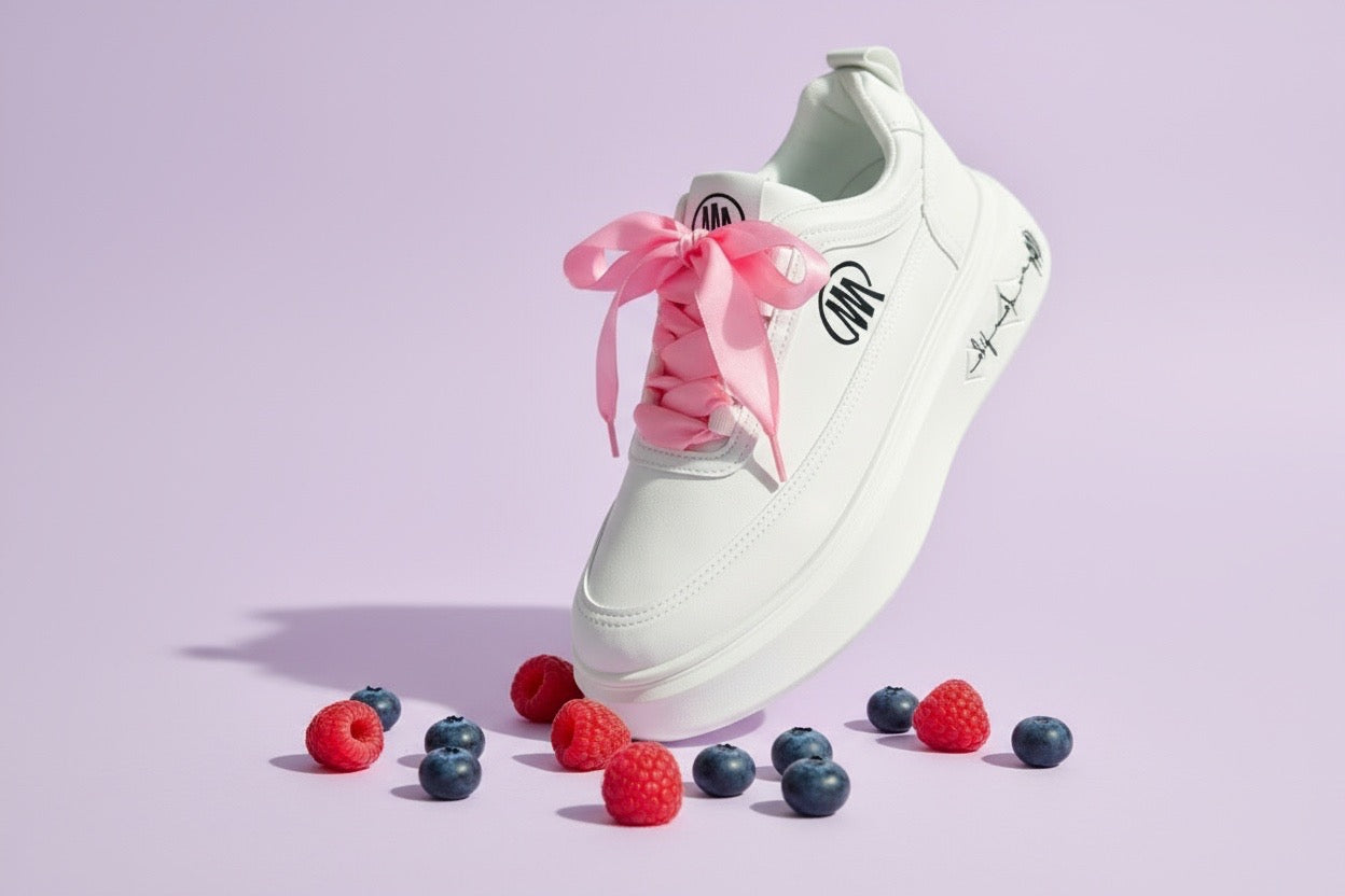 Chaussures Mpandanjila avec lacets en ruban rouge ou autre…