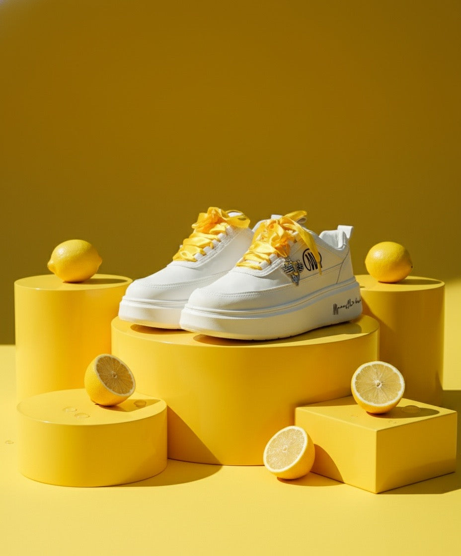 Chaussures Mpandanjila avec lacets en ruban rouge ou autre…