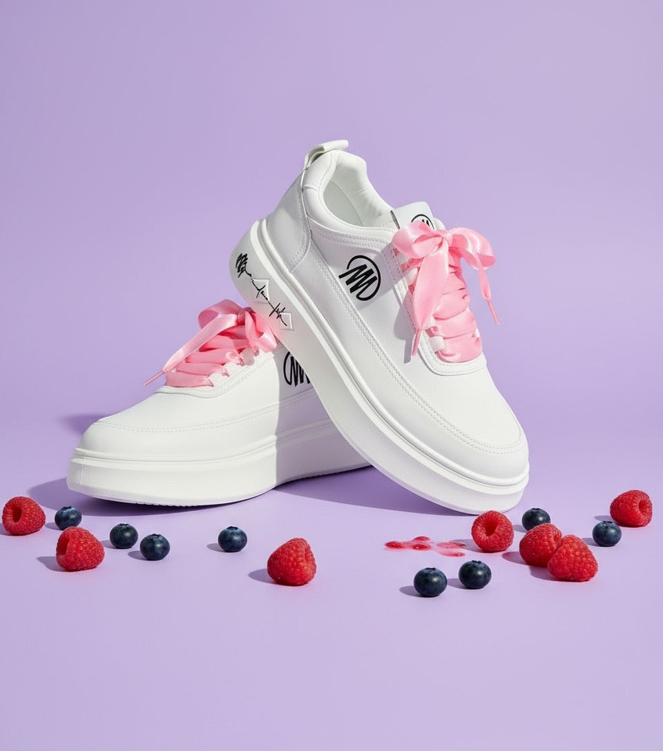 Chaussures Mpandanjila avec lacets en ruban rouge ou autre…