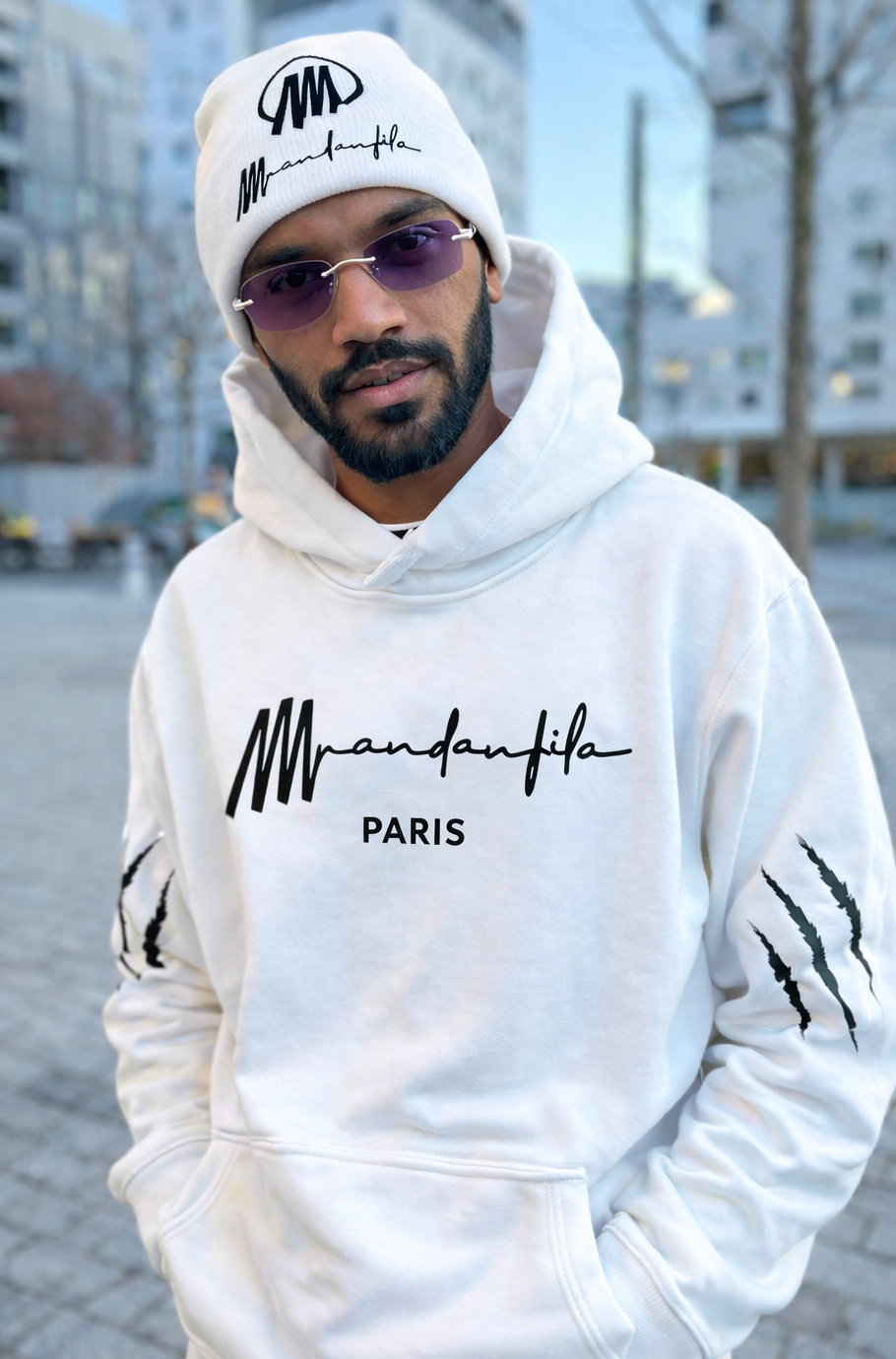 Ensemble Sweat à capuche Blanc