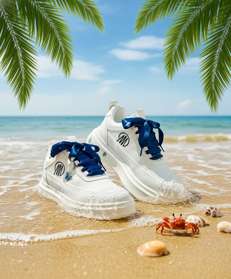 Chaussures Mpandanjila avec lacets en ruban rouge ou autre…