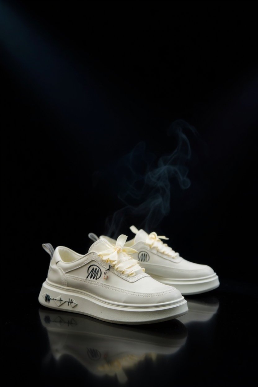 Chaussures Mpandanjila avec lacets en ruban rouge ou autre…