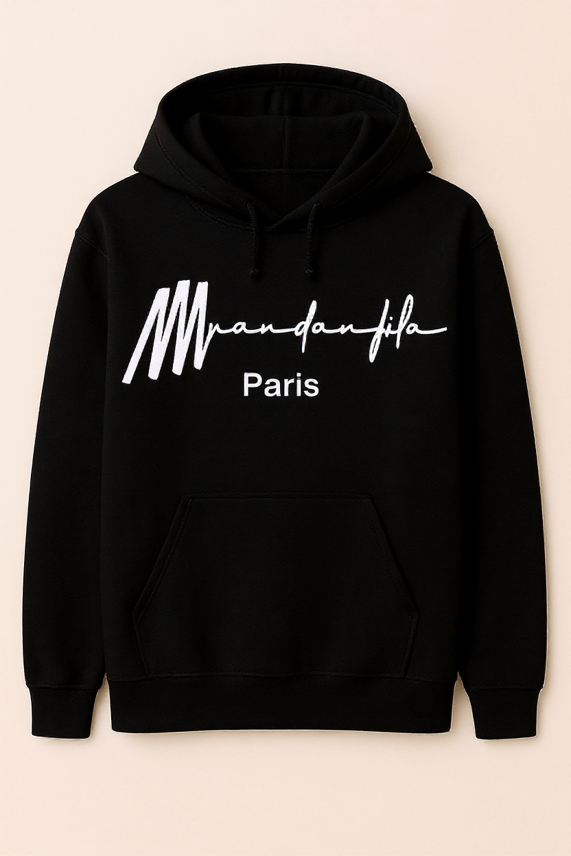 Sweat à capuche imprimé « Mpandanjila Paris »