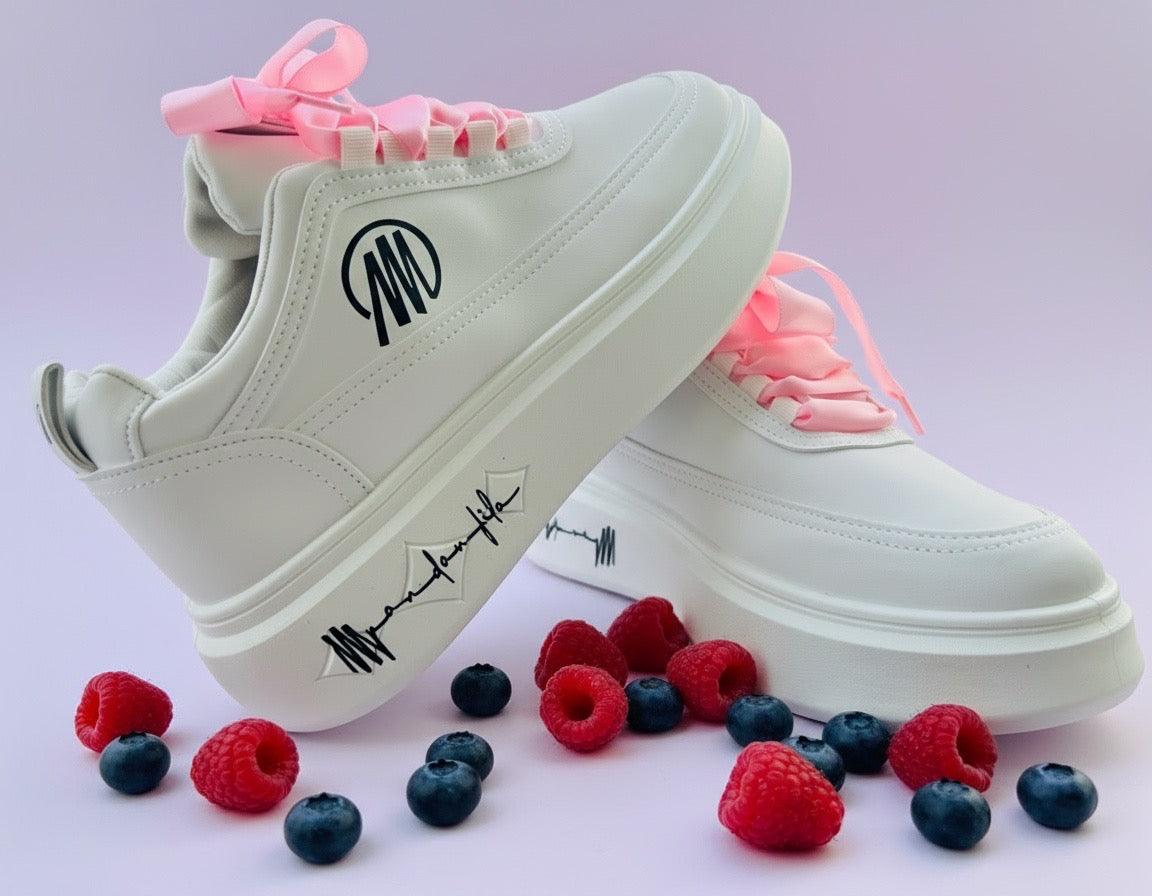 Chaussures Mpandanjila avec lacets en ruban rouge ou autre…