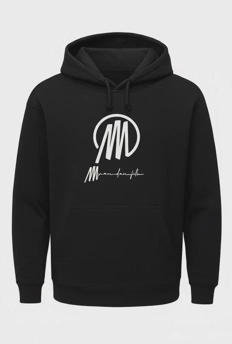 Sweat à capuche logo au centre