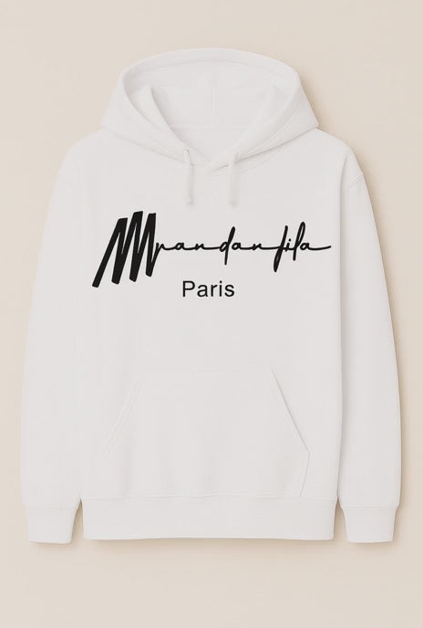 Sweat à capuche imprimé « Mpandanjila Paris »