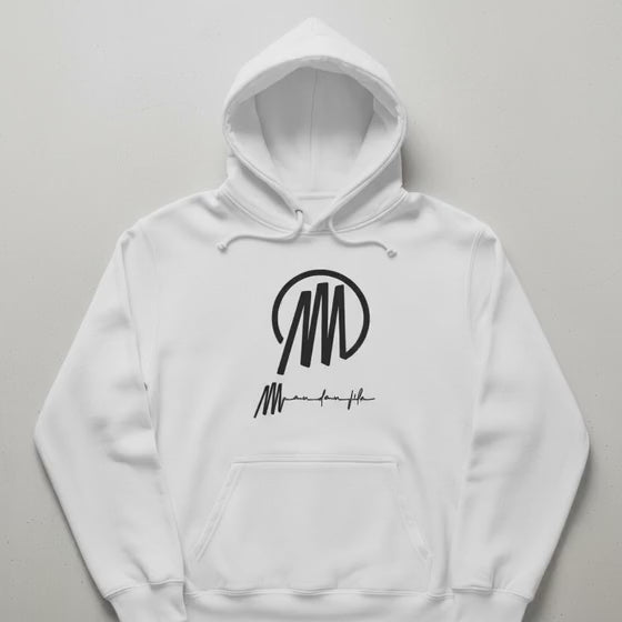 Sweat à capuche logo au centre